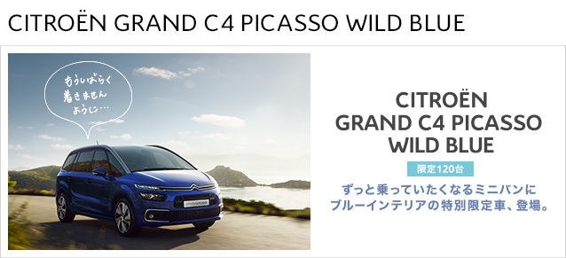 GRAND C4 PICASSO WILD BLUE　