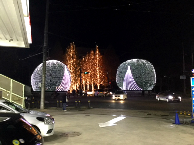 イルミネーション本日からスタート！