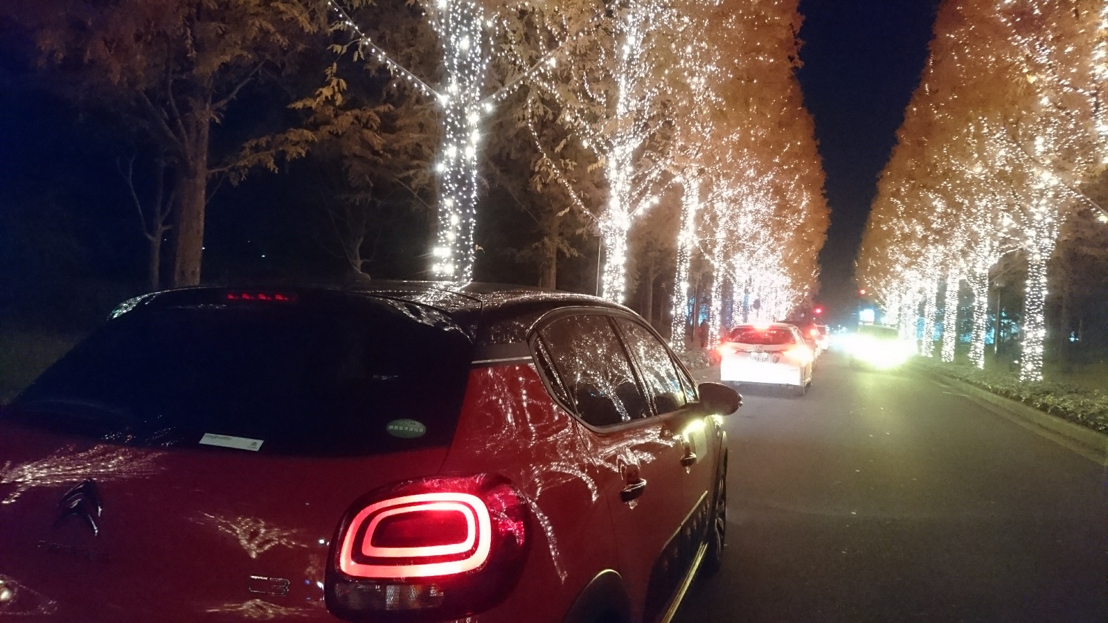 ConnectedCAMでイルミネーションに突入