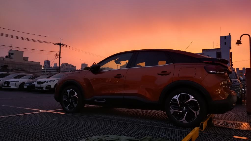 荒れた天気のあと