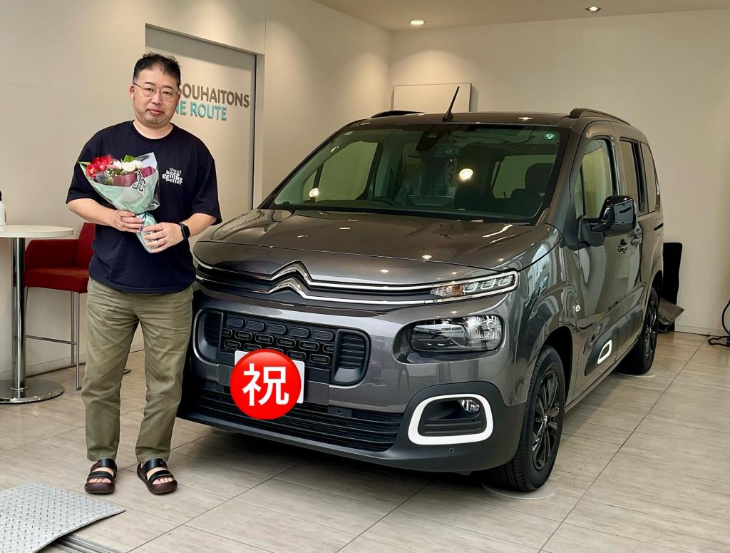 『BERLINGO グリプラチナム』ご納車