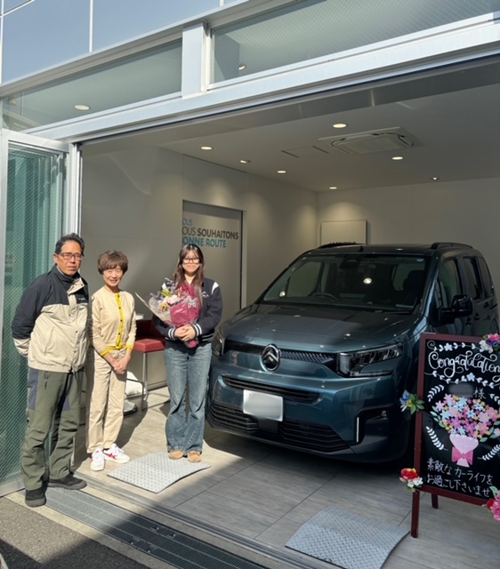 BERLINGOご納車です💐