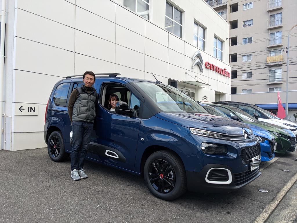 ご注文から５カ月　ベルランゴのご納車